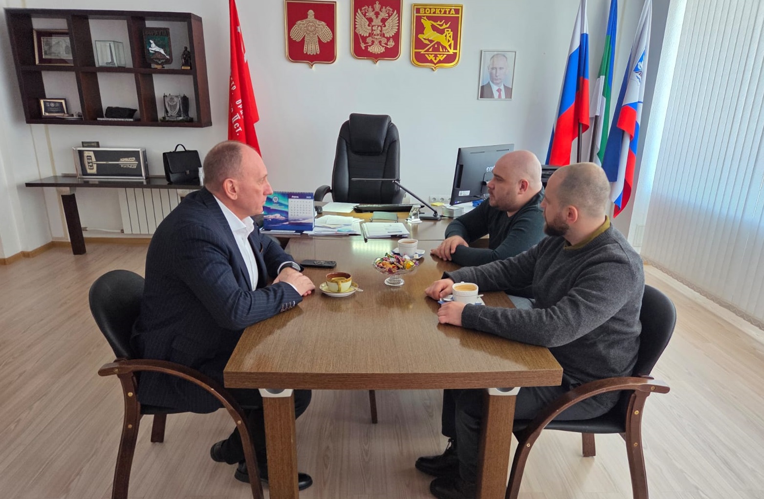 Воркуту с рабочим визитом посетил заместитель Директора Федерации регби России Эмиль Асланов.