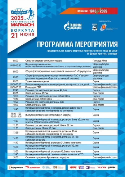 Участниками Арктического марафона в Воркуте станут более 600 человек. Участниками Арктического марафона в Воркуте станут более 600 человек.