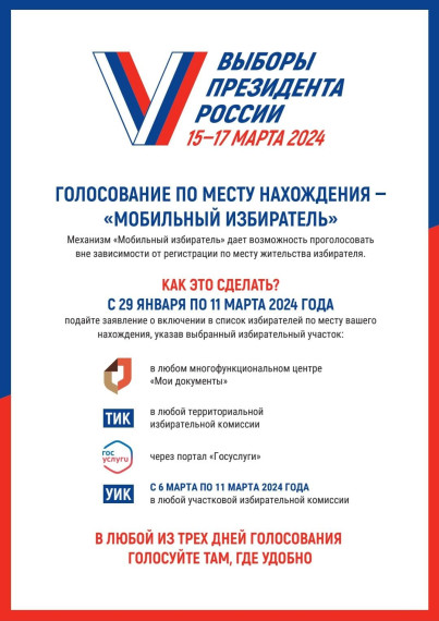 Напомните своим близким: выбрать Президента России воркутинцы смогут из любой точки страны. Напомните своим близким: выбрать Президента России воркутинцы смогут из любой точки страны.
